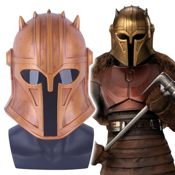 Star The Armourer Helmet Wars Nainen Mandalorian Armourer Kypärät Cosplay Mask Kypärä PVC-naamarit