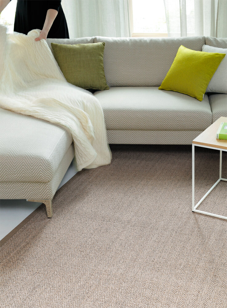 Narma Tuna -sisalWeave™ sileäksi kudottu matto, beige, 80 x 250 cm hinta ja tiedot | Isot matot | hobbyhall.fi