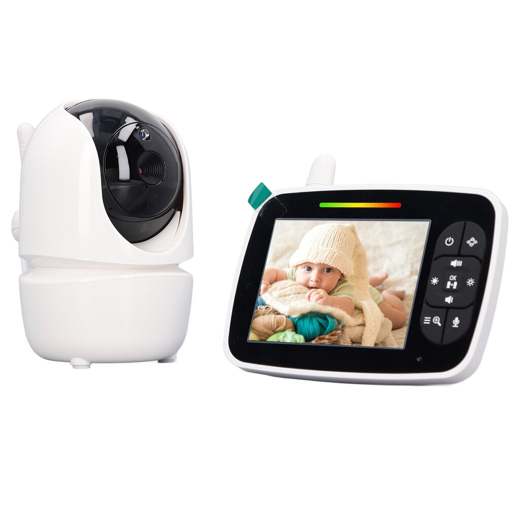 HD Baby Video Monitor -kamera 3,5 tuuman värinäyttö Pan Tilt 4X zoom Night Vision kodin turvakamera 100?240V UK Plug hinta ja tiedot | Vuodevaatteet lapsille | hobbyhall.fi