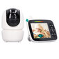 HD Baby Video Monitor -kamera 3,5 tuuman värinäyttö Pan Tilt 4X zoom Night Vision kodin turvakamera 100?240V UK Plug hinta ja tiedot | Vuodevaatteet lapsille | hobbyhall.fi