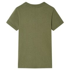 Lasten T-paita khaki 128 hinta ja tiedot | Poikien paidat | hobbyhall.fi