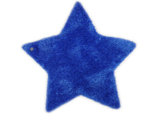 Tom Tailor nukkamatto Soft Uni Star, sininen, 100 x 100 cm hinta ja tiedot | Isot matot | hobbyhall.fi