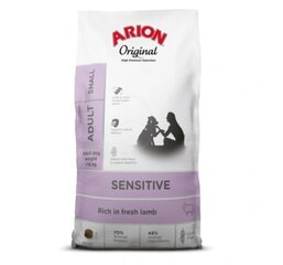 Arion Original Sensitive lammasta ja riisiä, 7 kg hinta ja tiedot | Koiran kuivaruoka | hobbyhall.fi