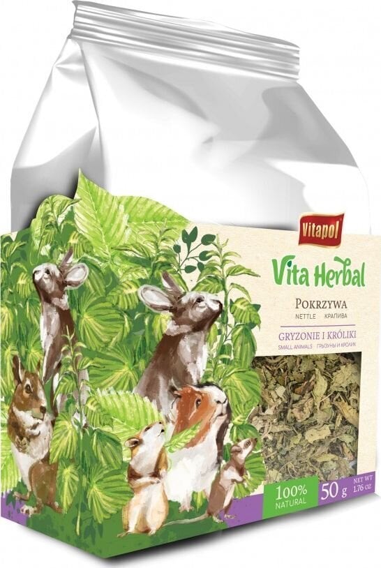 Jyrsijäravintolisä Vitapol Vita Herbal, 50 g hinta ja tiedot | Pieneläinten ruoat | hobbyhall.fi