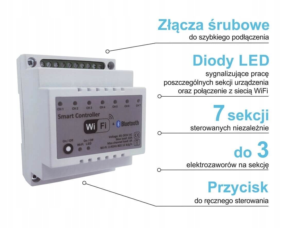 WiFi kostutussäädin 7-osainen 230VAC hinta ja tiedot | Ohjain- ja laajennuskortit | hobbyhall.fi