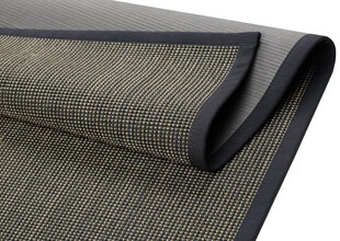 Narma Livos -sisalWeave™ sileäksi kudottu matto, musta/ruskea, 80 x 350 cm hinta ja tiedot | Isot matot | hobbyhall.fi