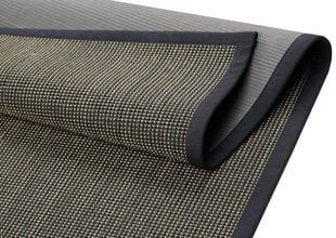 Narma Livos -sisalWeave™ sileäksi kudottu matto, musta/ruskea, 160 x 240 cm hinta ja tiedot | Isot matot | hobbyhall.fi