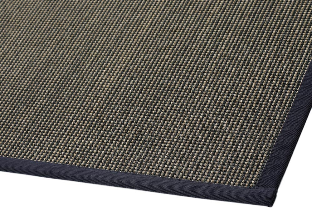 Narma Livos -sisalWeave™ sileäksi kudottu matto, musta/ruskea, 300 x 400 cm hinta ja tiedot | Isot matot | hobbyhall.fi