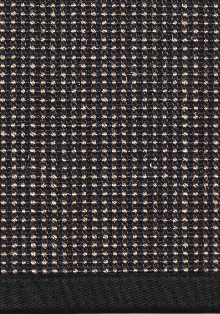 Narma Livos -sisalWeave™ sileäksi kudottu matto, musta/ruskea, Ø 160 cm hinta ja tiedot | Isot matot | hobbyhall.fi