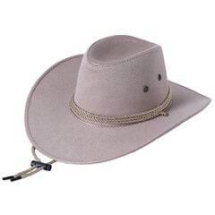 Western Cowboy Hat Miesten Naisten Ulkoilu Talvi Cowgirl Matkahattu Leveälierinen tekonahka Jazz Fedora Hat hinta ja tiedot | Miesten hatut, huivit ja käsineet | hobbyhall.fi