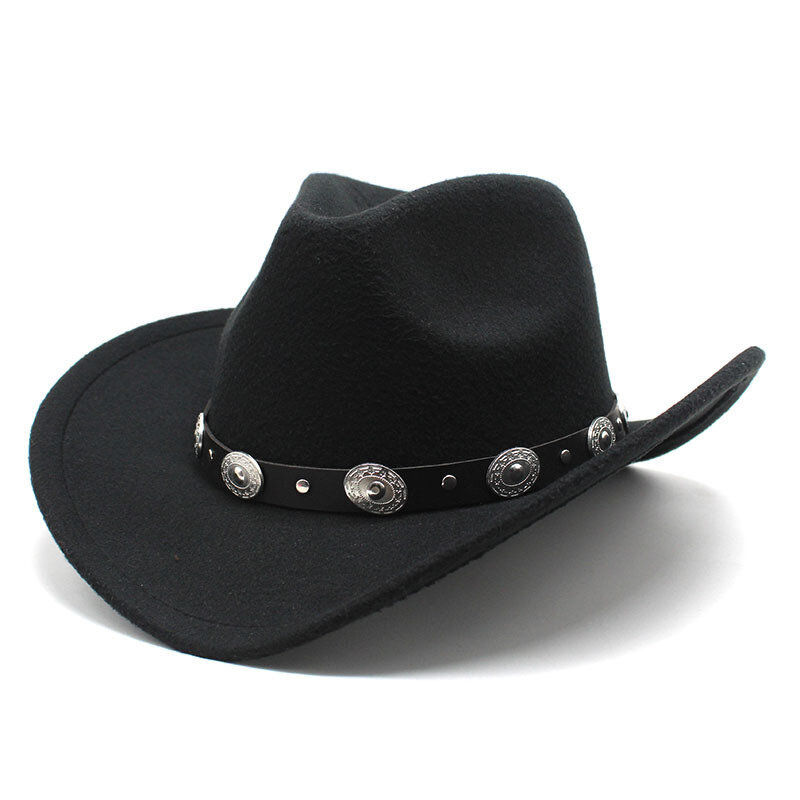 Bauhinia Vintage Western Cowboy Hattu miehille Syksy Talvi Leveälierinen Huopa Fedoras Hatut Cowgirl Church Naisten Hattu hinta ja tiedot | Miesten hatut, huivit ja käsineet | hobbyhall.fi