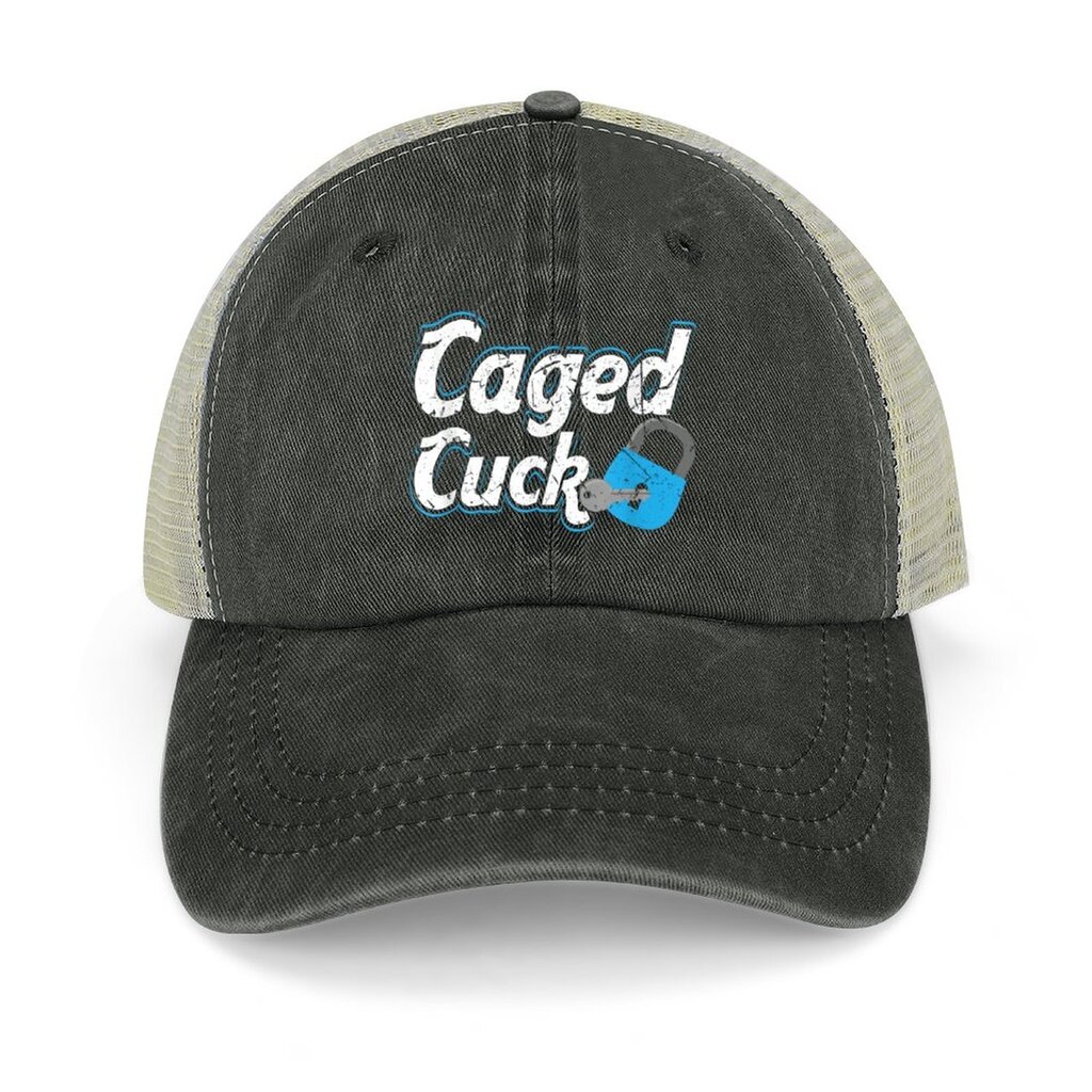 Cuck Cuck Kinky Submissive Cuckold Boy Fetish Chastity T-paita Cowboy Hattu Streetwear Rugby Sun Cap Miesten lippalakki Naisten hinta ja tiedot | Miesten hatut, huivit ja käsineet | hobbyhall.fi