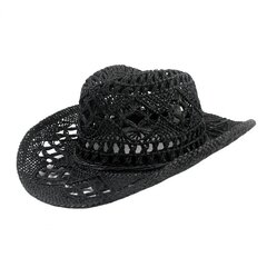 Cowboy-hattu Vintage Boheemi leveälierinen hollow Out Miehet Naiset Aurinkohattu Kalastushattu Aurinkosuojat Kesä Miesten Lippalakit Aurinkosuojalippaat hinta ja tiedot | Miesten hatut, huivit ja käsineet | hobbyhall.fi