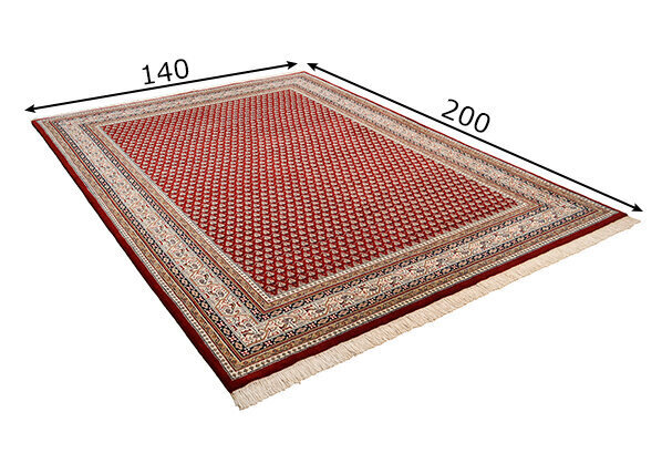 Villamatto Abbas Meraj Mir, 140 x 200 cm hinta ja tiedot | Isot matot | hobbyhall.fi