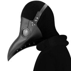 PU Steampunk Bird Plague Doctor Mask Pitkä nenä Nokkanaamari Retro Cosplay Maskit Juhlakarnevaaliasu Rekvisiitta Tarvikkeet hinta ja tiedot | Juhlakoristeet | hobbyhall.fi