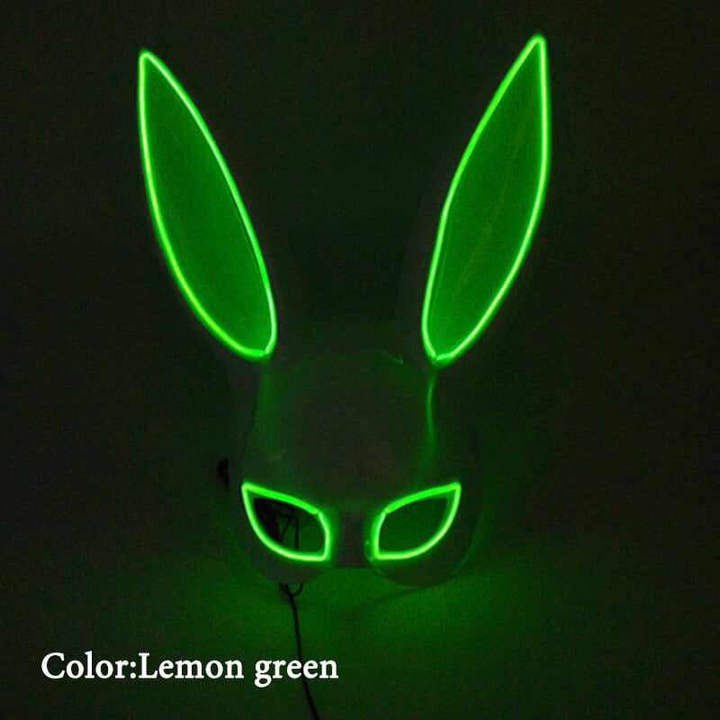 Carnival LED-naamio Hehkuva Halloween-juhlanaamio Rave-naamio Carnival Party -asu DJ Party Light Up Masks Anime Cosplay Rekvisiitta hinta ja tiedot | Juhlakoristeet | hobbyhall.fi