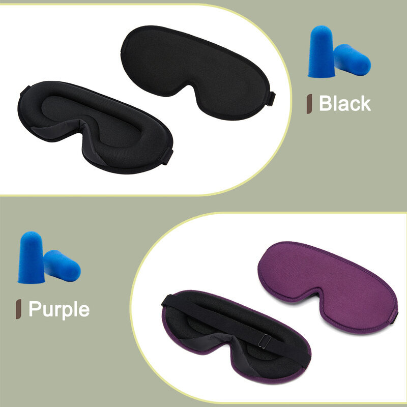 3D Memory Foam Silkki Sleep Mask Pehmeä Naisten Miesten Silmälaastarit Comfort Kolmiulotteinen Design Kasvonaamio Luomiväri Yö Hengittävä hinta ja tiedot | Juhlakoristeet | hobbyhall.fi