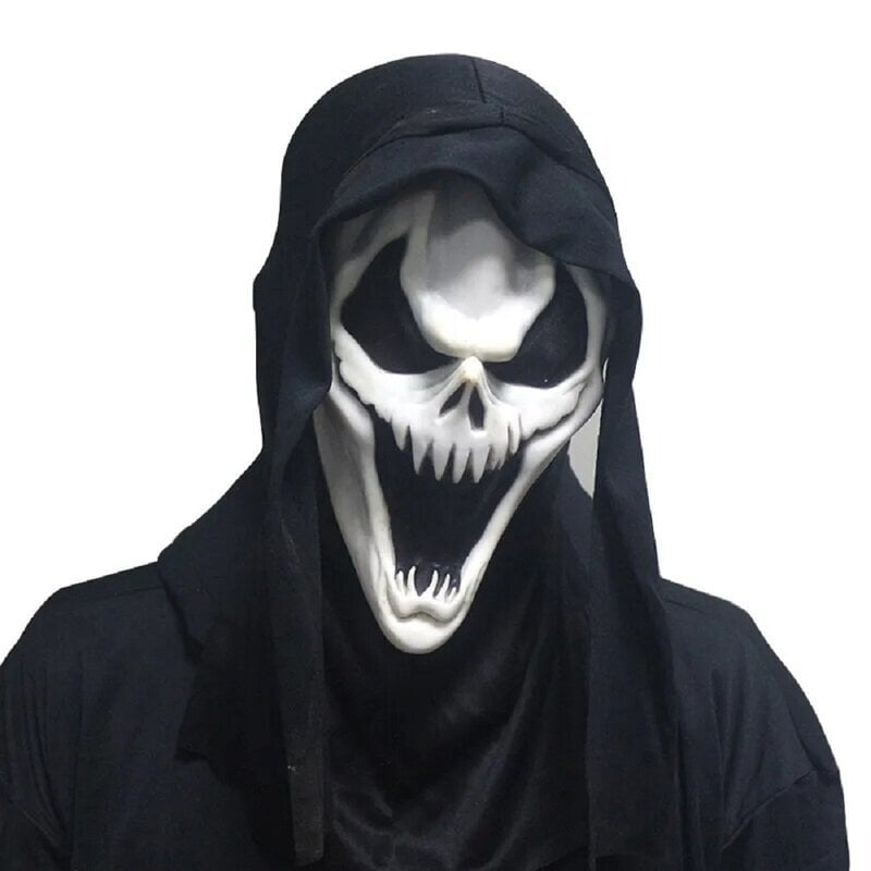 Scream mask elokuva kauhu naamio Halloween tappaja roolipelit aikuisten vaatetarvikkeet rekvisiitta kauhu kallon naamio hinta ja tiedot | Juhlakoristeet | hobbyhall.fi