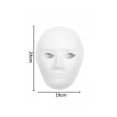 5 Pack Paper Mache Masks Tee-se-itse-maalausnaamio Graffiti Tyhjät naamarit Halloween-asuihin Cosplay Juhlatarvikkeita Kodinsisustus hinta ja tiedot | Juhlakoristeet | hobbyhall.fi