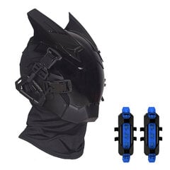 PROJEKTI Cyberpunk Cosplay Hellboy Kosto Shinobi Horns naamio Musta Samurai Maskit Halloween Party Coolplay Lahja hinta ja tiedot | Juhlakoristeet | hobbyhall.fi