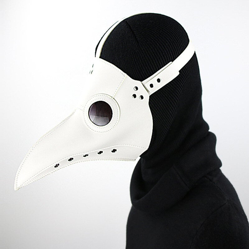 Aikuisten Halloween Plague Doctor Cosplay Mask Steam Punks Scary Horror Pu Bird Schnabel Naamio Nokka Naamio Rekvisiitta karnevaalijuhlalahja hinta ja tiedot | Juhlakoristeet | hobbyhall.fi