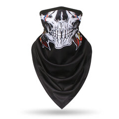 Miehet Vaellus Pyöräily Puolikasvonaamio Pääkallo Bandana Hengittävä Polkupyöränaamarit Urheiluhuivi Kesä Balaclava Naisten Kaula Kasvosuojus hinta ja tiedot | Juhlakoristeet | hobbyhall.fi