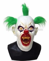 Halloween Horror Clown Mask Lateksikuminaamio naamiointiin Halloween Party Lateksinen kokokasvonaamio hinta ja tiedot | Juhlakoristeet | hobbyhall.fi