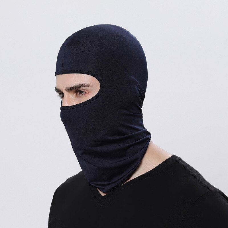 Outdoor Balaclava Hengittävä Lycra Polyesteri Yksivärinen Pyöräily Miesten Halmet Liner Ski Kokonaamari Moottoripyörä Polkupyörän Lippalakki hinta ja tiedot | Miesten hatut, huivit ja käsineet | hobbyhall.fi