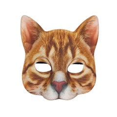 Kissan naamio Halloween Puolikasvot Elävä kissan naamio Juhlat leikkivät pukurekvisiitta Animal Party Mask Unisex Cosplay Party Rekvisiitta hinta ja tiedot | Juhlakoristeet | hobbyhall.fi