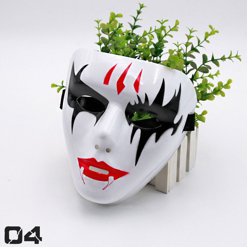 Street Dance Mask Halloween Rekvisiitta Naamiaiset Kokonaamari Hip Hop Persoonallisuus Aikuisten käsinmaalatut naamarit hinta ja tiedot | Juhlakoristeet | hobbyhall.fi