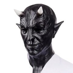 Cosplay Mephistopheles -naamio Kauhu Demon Horn Mask Devil Killer Lateksikypärä Naamiainen Carnival Halloween Party -asun rekvisiitta hinta ja tiedot | Juhlakoristeet | hobbyhall.fi