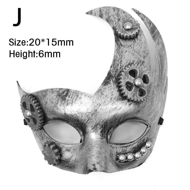 Steampunk-naamio Phantom Masquerade Cosplay Ball Face Naiset Miesten Punk-asu Halloween-juhla-asu Rekvisiitta Koristele Asuste hinta ja tiedot | Juhlakoristeet | hobbyhall.fi