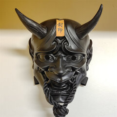 ONI Scary Ghost Mask Hartsi Hannya Mask Halloween Fancy Dress Party Ghost Samurai Kauhu Demon Maskit hinta ja tiedot | Juhlakoristeet | hobbyhall.fi