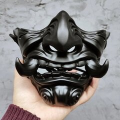 Resin Half Prajna Devil Kauhu Ghost Mask Halloween Demon Oni Samurai Rekvisiitta Aikuiset Carnival Mask Puvut Rekvisiitta hinta ja tiedot | Juhlakoristeet | hobbyhall.fi