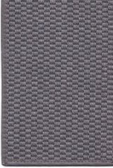 Narma Bono -flatWeave™ sileäksi kudottu matto, harmaa, 80 x 400 cm hinta ja tiedot | Isot matot | hobbyhall.fi