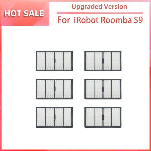 Yhteensopiva: iRobot Roomba S9 9150 / S9+ Plus 9550 Robot Vacuum Hepa Filter Pääsivuharja Pölypussi Varaosat Tarvikkeet Maton lakaisukoneet