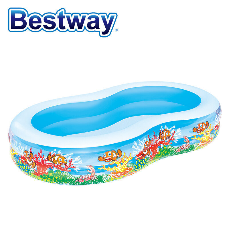 Puhallettava uima-allas Bestway Play Pool, 262x157x46 cm hinta ja tiedot | Uima-altaat | hobbyhall.fi