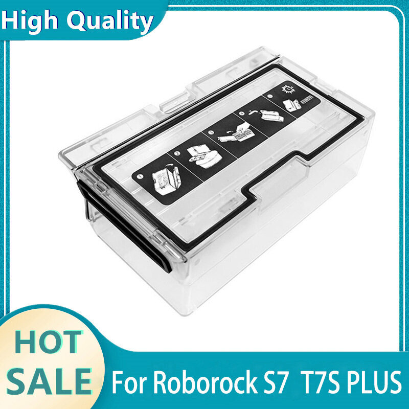 Pölysäiliö Roborock S7 S70 S75 T7s plus T7s Dust Box Hepa Filter Varaosat Robottipölynimuri Tarvikkeet Matonlakaisukoneet hinta ja tiedot | Oksasilppurit, lehtipuhaltimet | hobbyhall.fi