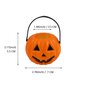 2 kpl Pumpkin Bucket, Halloween Candy Buckets pidike hinta ja tiedot | Juhlakoristeet | hobbyhall.fi