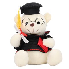 Little Bear pehmo nukke ja lippalakki Diploma Bear täytetty nukke lelu Täytetyt eläinten pehmolelu valmistujaislahjoihin Valkoinen hinta ja tiedot | Pehmolelut | hobbyhall.fi