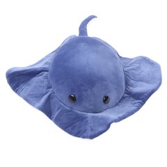 Ocean Animal pehmolelu superpehmeä nukkumiskumppani puuvillaa täyttävä merieläintäytetty tyyny 52cm sininen hinta ja tiedot | Pehmolelut | hobbyhall.fi