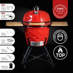 Keraaminen grilli KamadoClub PRO 59 cm, punainen hinta ja tiedot | Grillit | hobbyhall.fi