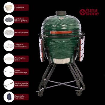 TunaBone Kamado classic 23 grilli, L hinta ja tiedot | Grillit | hobbyhall.fi