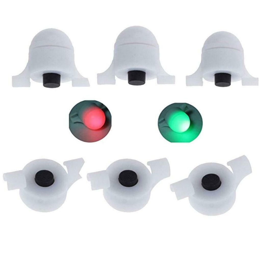 5 Piece LED Bite Alarm Strike Alert Rod Ankerias Night Fishing Electronic Bite hinta ja tiedot | Muut kalastustarvikkeet | hobbyhall.fi