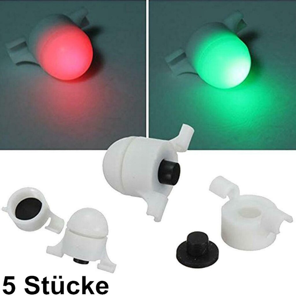 5 Piece LED Bite Alarm Strike Alert Rod Ankerias Night Fishing Electronic Bite hinta ja tiedot | Muut kalastustarvikkeet | hobbyhall.fi