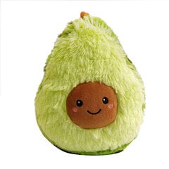 Pehmo Animal Avocado Pehmolelu Tyyny Lelu Ruoka Söpö Lelu Hedelmä Tyyny AVO Cado 25cm, Monivärinen hinta ja tiedot | Pehmolelut | hobbyhall.fi