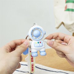 Mini käsituuletin Kannettava kaulatuuletin Astronaut tuuletin USB lataus 2 nopeutta hinta ja tiedot | Tuuletinvalaisimet | hobbyhall.fi