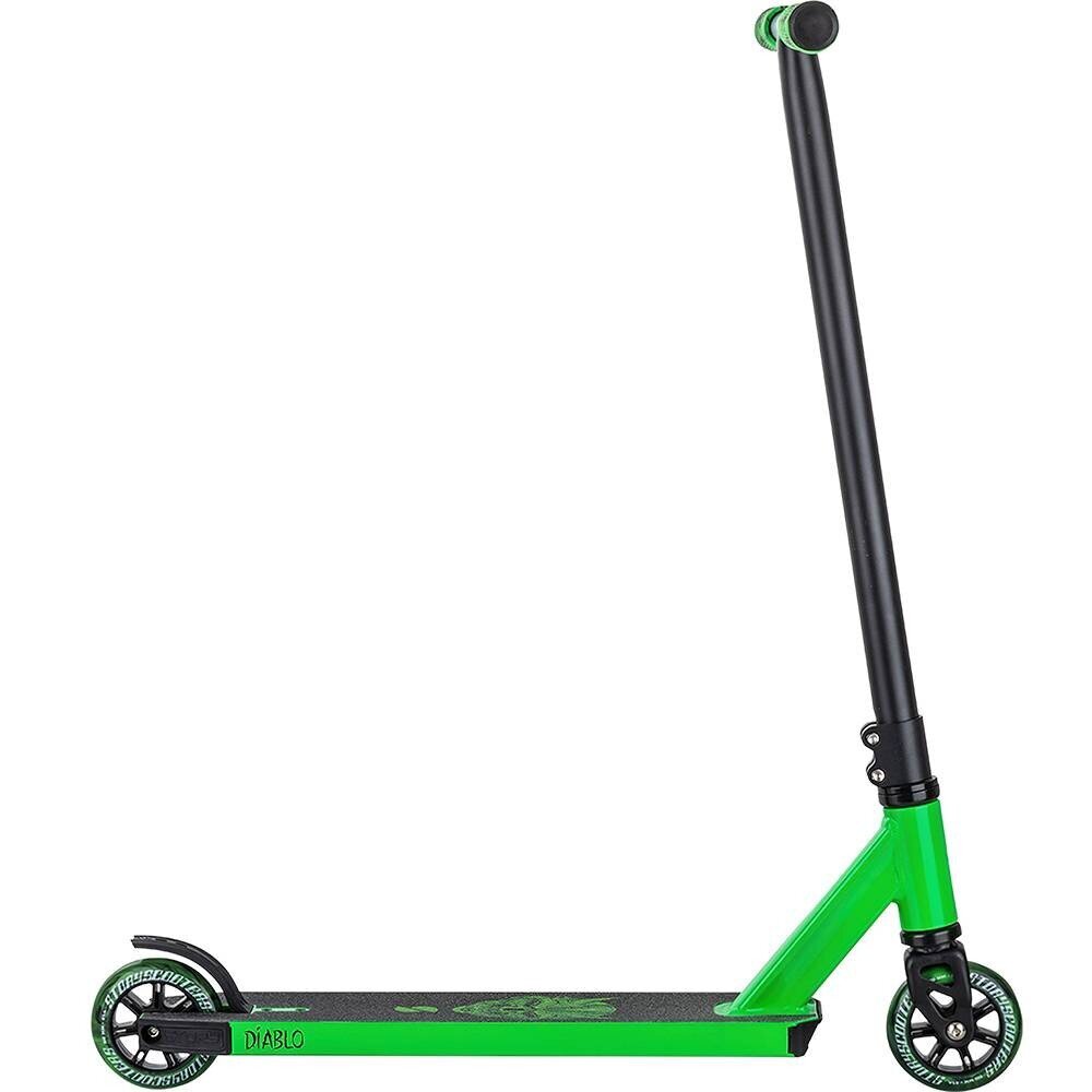 Tarina Diablo Stunt Scooter 100mm LIME/VIHREÄ/MUSTA hinta ja tiedot | Potkulaudat | hobbyhall.fi