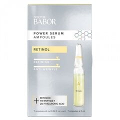 Kasvojen ampullisarja retinolilla Babor Retinol Ampoule, 2x7 ml hinta ja tiedot | Kasvoöljyt ja seerumit | hobbyhall.fi