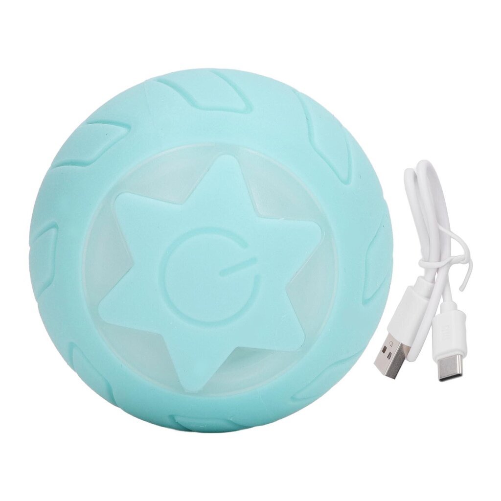 Smart Pet Toy Ball ABS ja silikoni Automaattinen Rolling Toy Cat Interaktiivinen pallo Home Blue hinta ja tiedot | Koiran lelut | hobbyhall.fi